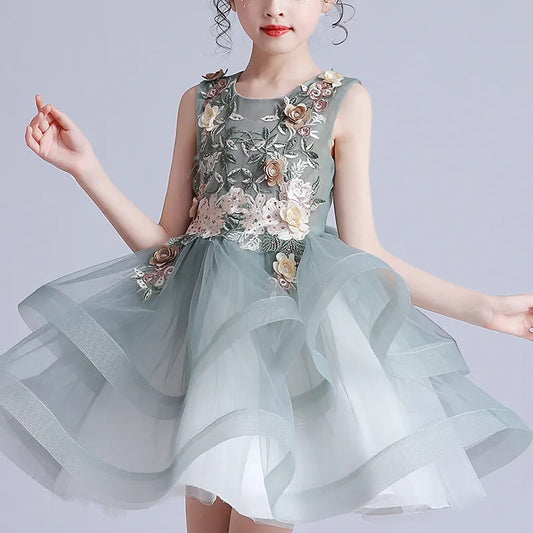 Fairy Frock | Girl Kid's Dress Party | Evening Dresses Casual Princess